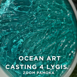 Ocean art 4 lygis. Casting ocean art liejimas. Judančio vandens efektas