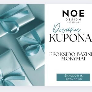 Epoksido bazinių mokymų - Dovanų kuponas